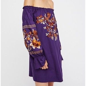 Free People Fleur-du-Jour Dress/Tunic XS NWT: EMBROIDERY, MAXIMALISM, BOHO